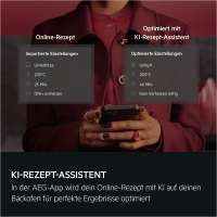 Preview: AEG BP9200T 9000 ProAssist, Einbaubackofen, WLAN-fähig, Pyrolytische Selbstreinigung, Matt Black